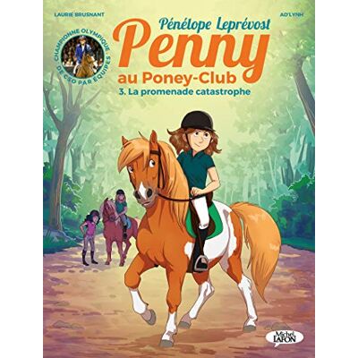 Leprevost, Pénélope Penny au poney-club tome 3 La promenade catastrophe (3) - Publicité Leprevost, Pénélope Penny au poney-club tome 3 La promenade catastrophe (3) - Publicité
