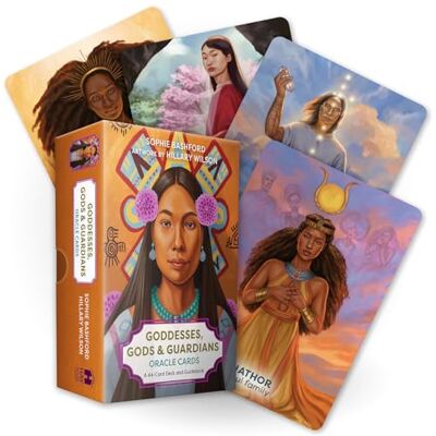 Bashford, Sophie Goddesses, Gods & Guardians: A 44-Card Deck and Guidebook - Publicité Bashford, Sophie Goddesses, Gods & Guardians: A 44-Card Deck and Guidebook - Publicité