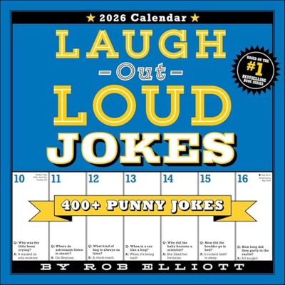 Elliott, Rob Laugh-Out-Loud Jokes 2026 Wall Calendar: 400+ Punny Jokes - Publicité Elliott, Rob Laugh-Out-Loud Jokes 2026 Wall Calendar: 400+ Punny Jokes - Publicité