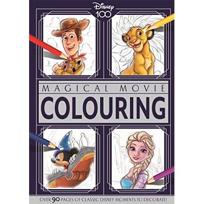 Walt Disney Disney D100: Magical Movie Colouring - Publicité Walt Disney Disney D100: Magical Movie Colouring - Publicité