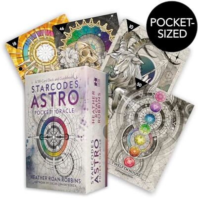 Robbins, Heather Roan Starcodes Astro Pocket Oracle: A 56-card Deck and Guidebook - Publicité Robbins, Heather Roan Starcodes Astro Pocket Oracle: A 56-card Deck and Guidebook - Publicité