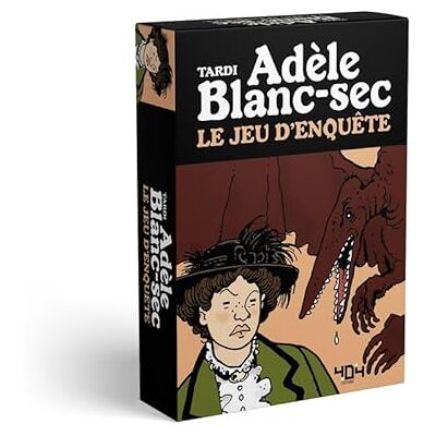 404 Editions Jeu d'enquête Adèle Blanc-Sec - Publicité 404 Editions Jeu d'enquête Adèle Blanc-Sec - Publicité