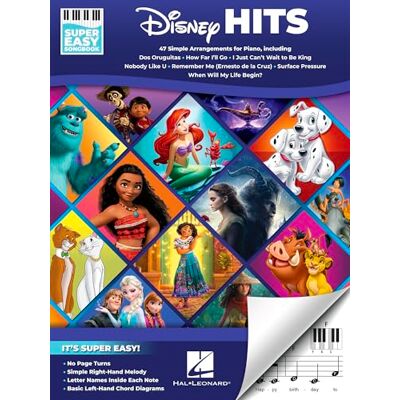 Various Disney Hits Super Easy Songbook. Piano Facile. Publicité Various Disney Hits Super Easy Songbook. Piano Facile. Publicité