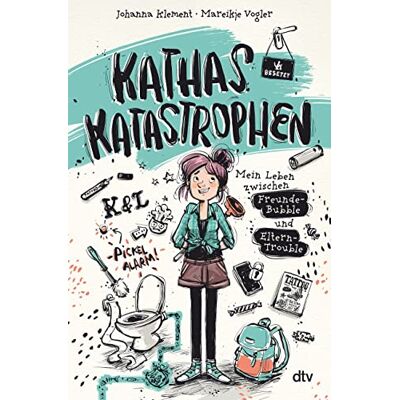 Klement, Johanna Kathas Katastrophen Mein Leben zwischen Freunde-Bubble und Eltern-Trouble: Witzig illustrierter Comicroman über die Höhen und Tiefen des Teenageralltags - Publicité Klement, Johanna Kathas Katastrophen Mein Leben zwischen Freunde-Bubble und Eltern-Trouble: Witzig illustrierter Comicroman über die Höhen und Tiefen des Teenageralltags - Publicité