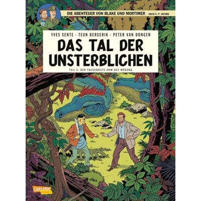 Sente, Yves Blake und Mortimer 23: Das Tal der Unsterblichen, Teil 2 - Publicité Sente, Yves Blake und Mortimer 23: Das Tal der Unsterblichen, Teil 2 - Publicité