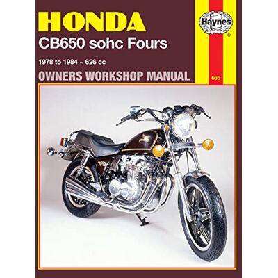 Haynes Honda CB650 SOHC Fours: 1978 to 1984 - Publicité Haynes Honda CB650 SOHC Fours: 1978 to 1984 - Publicité
