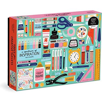 Galison Tools for Creative Success 1000 Piece Puzzle - Publicité Galison Tools for Creative Success 1000 Piece Puzzle - Publicité