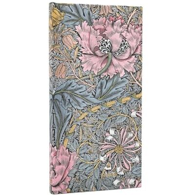 Paperblanks 12 Mois 2026 Morris Chèvrefeuille Rose Slim Horizontal - Publicité Paperblanks 12 Mois 2026 Morris Chèvrefeuille Rose Slim Horizontal - Publicité