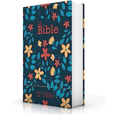 Bible Segond 21 compacte: couverture rigide, toilée matelassée, motif fleuri - Publicité Bible Segond 21 compacte: couverture rigide, toilée matelassée, motif fleuri - Publicité