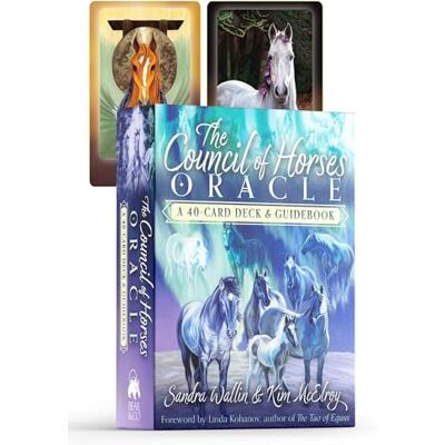 Wallin, Sandra The Council of Horses Oracle: A 40-Card Deck and Guidebook - Publicité Wallin, Sandra The Council of Horses Oracle: A 40-Card Deck and Guidebook - Publicité