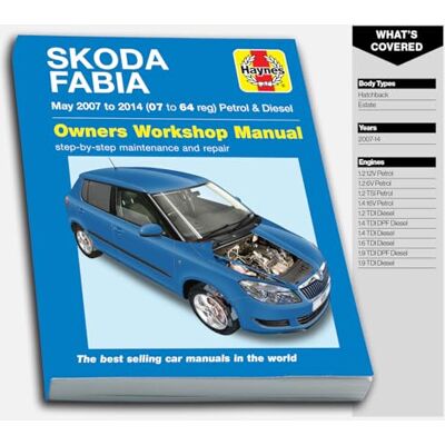 Haynes Skoda Fabia Petrol & Diesel (May '07-'14) 07 To 64 - Publicité Haynes Skoda Fabia Petrol & Diesel (May '07-'14) 07 To 64 - Publicité