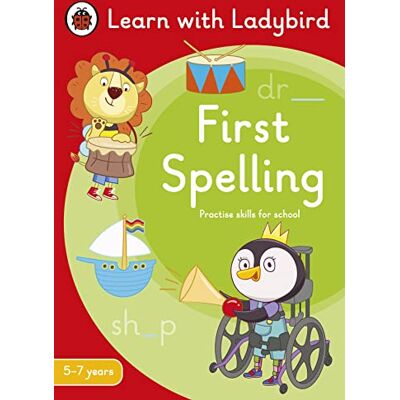 First Spelling: A Learn with Ladybird Activity Book 5-7 years: Ideal for home learning (KS1) - Publicité First Spelling: A Learn with Ladybird Activity Book 5-7 years: Ideal for home learning (KS1) - Publicité