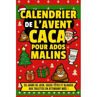 Co, Léa & Calendrier de l'Avent CACA pour Ados Malins: 25 jours de jeux, énigmes, casse-têtes et défis logiques Activités cérébrales quotidiennes pour ados ... original et fun pour patienter jusqu’à Noël - Publicité Co, Léa & Calendrier de l'Avent CACA pour Ados Malins: 25 jours de jeux, énigmes, casse-têtes et défis logiques Activités cérébrales quotidiennes pour ados ... original et fun pour patienter jusqu’à Noël - Publicité