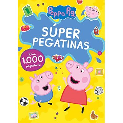 Hasbro Peppa Pig. Cuaderno de actividades Súper pegatinas: ¡Con 1000 pegatinas! - Publicité Hasbro Peppa Pig. Cuaderno de actividades Súper pegatinas: ¡Con 1000 pegatinas! - Publicité