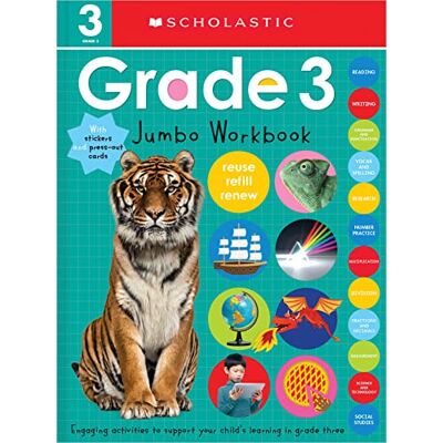 Third Grade Jumbo Workbook: Scholastic Early Learners (Jumbo Workbook) - Publicité Third Grade Jumbo Workbook: Scholastic Early Learners (Jumbo Workbook) - Publicité