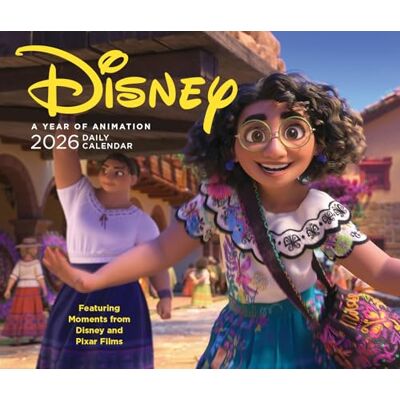 Disney A Year of Animation 2026 Daily Calendar - Publicité Disney A Year of Animation 2026 Daily Calendar - Publicité