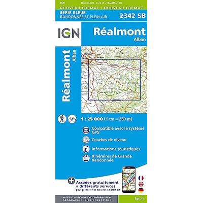 Ign 2342SB Realmont alban - Publicité Ign 2342SB Realmont alban - Publicité