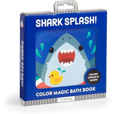 Mudpuppy Shark Splash! Color Magic Bath Book - Publicité Mudpuppy Shark Splash! Color Magic Bath Book - Publicité
