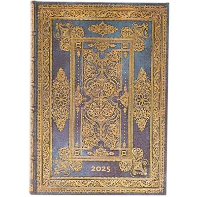 Paperblanks Agenda 12 mois 2025, bleu luxueux, journalier Midi (180 mm x 125 mm), italien - Publicité Paperblanks Agenda 12 mois 2025, bleu luxueux, journalier Midi (180 mm x 125 mm), italien - Publicité