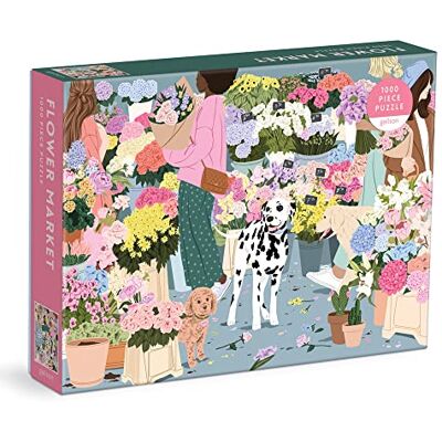 Galison 9780735372887 Flower Market Jigsaw Puzzle, Multicoloured, 1000 Pieces - Publicité Galison 9780735372887 Flower Market Jigsaw Puzzle, Multicoloured, 1000 Pieces - Publicité