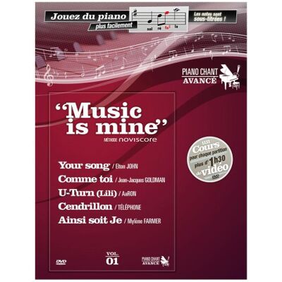 Collectif Music Is Mine Methode de Piano Piano Chant Avancé + DVD - Publicité Collectif Music Is Mine Methode de Piano Piano Chant Avancé + DVD - Publicité