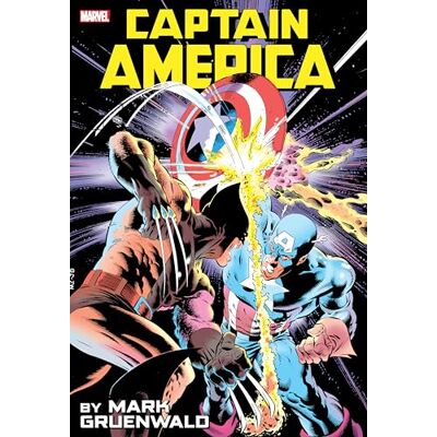 Gruenwald, Mark CAPTAIN AMERICA BY MARK GRUENWALD OMNIBUS VOL. 1 ZECK CAPTAIN AMERICA VS. WOLVER INE COVER - Publicité Gruenwald, Mark CAPTAIN AMERICA BY MARK GRUENWALD OMNIBUS VOL. 1 ZECK CAPTAIN AMERICA VS. WOLVER INE COVER - Publicité