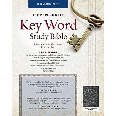 Zodhiates, Spiros Hebrew-Greek Key Word Study Bible: King James Version Black Bonded Wider Margin - Publicité Zodhiates, Spiros Hebrew-Greek Key Word Study Bible: King James Version Black Bonded Wider Margin - Publicité