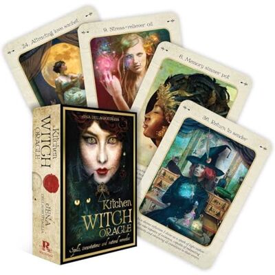 Dellagrottaglia, Jena Kitchen Witch Oracle: Spells, incantations and natural remedies - Publicité Dellagrottaglia, Jena Kitchen Witch Oracle: Spells, incantations and natural remedies - Publicité