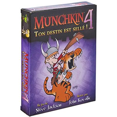 Jackson Munchkin 4 Extension : Ton Destin est Scellé ! Asmodee Jeu de société Jeu de cartes - Publicité Jackson Munchkin 4 Extension : Ton Destin est Scellé ! Asmodee Jeu de société Jeu de cartes - Publicité