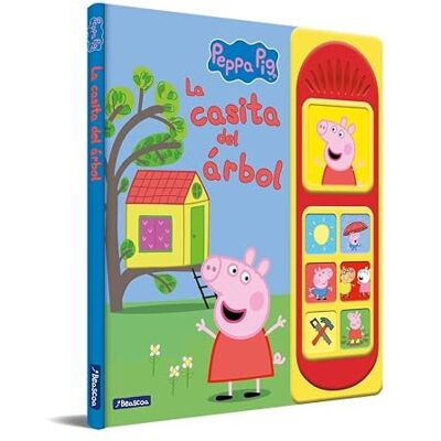 Hasbro Peppa Pig. Libro con sonidos La casita del árbol: Un libro interactivo con sonidos para los más pequeños - Publicité Hasbro Peppa Pig. Libro con sonidos La casita del árbol: Un libro interactivo con sonidos para los más pequeños - Publicité