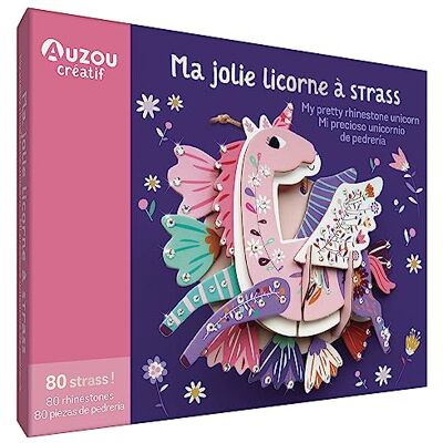 Collectif MON COFFRET D'ARTISTE MA JOLIE LICORNE À STRASS - Publicité Collectif MON COFFRET D'ARTISTE MA JOLIE LICORNE À STRASS - Publicité