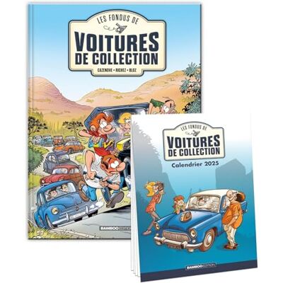 Les Fondus de voitures de collection tome 01 + calendrier 2025 offert - Publicité Les Fondus de voitures de collection tome 01 + calendrier 2025 offert - Publicité