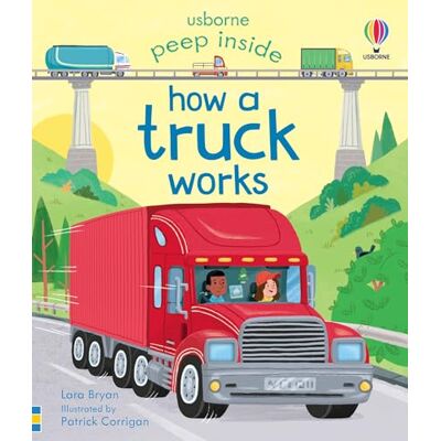 Usborne Peep Inside How a Truck Works - Publicité Usborne Peep Inside How a Truck Works - Publicité