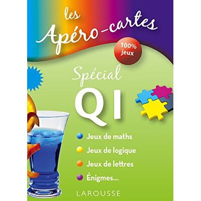 Larousse Apéro-cartes, spécial Q.I. Publicité Larousse Apéro-cartes, spécial Q.I. Publicité