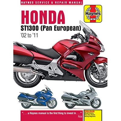 Haynes Honda ST1300 Pan European: Service and Repair Manual - Publicité Haynes Honda ST1300 Pan European: Service and Repair Manual - Publicité