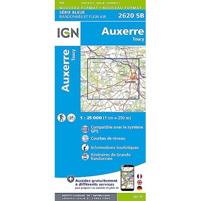 Ign 2620SB Auxerre toucy - Publicité Ign 2620SB Auxerre toucy - Publicité