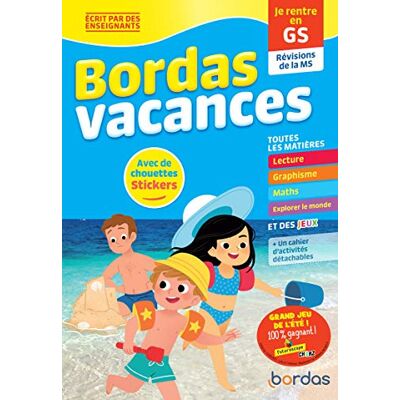 Collectif Bordas Vacances Je rentre en Grande section - Publicité Collectif Bordas Vacances Je rentre en Grande section - Publicité