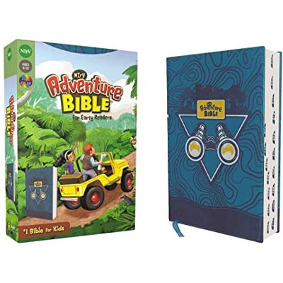 Richards, Lawrence O. NIrV, Adventure Bible for Early Readers, Leathersoft, Blue, Full Color, Thumb Indexed Tabs - Publicité Richards, Lawrence O. NIrV, Adventure Bible for Early Readers, Leathersoft, Blue, Full Color, Thumb Indexed Tabs - Publicité