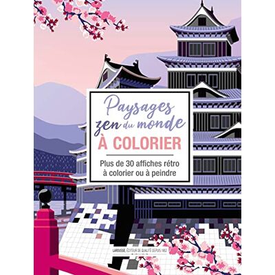 Paysages zen du monde à colorier - Publicité Paysages zen du monde à colorier - Publicité
