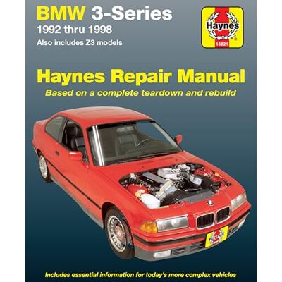 Haynes BMW Automotive Repair Manual 1992-1998 - Publicité Haynes BMW Automotive Repair Manual 1992-1998 - Publicité
