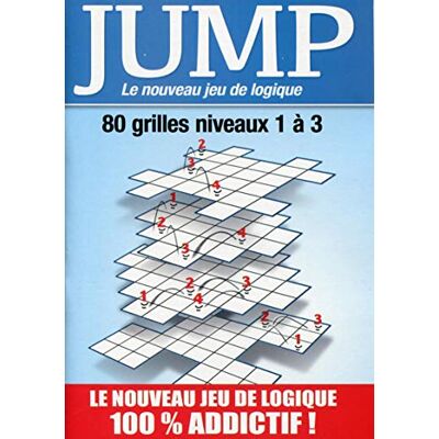 Collectif Edigo Jump : Le nouveau jeu de logique 80 grilles niveaux 1 à 3 - Publicité Collectif Edigo Jump : Le nouveau jeu de logique 80 grilles niveaux 1 à 3 - Publicité