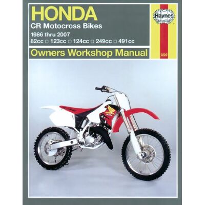 Haynes Honda Motocross Bikes: 1986 thru 2007 - Publicité Haynes Honda Motocross Bikes: 1986 thru 2007 - Publicité