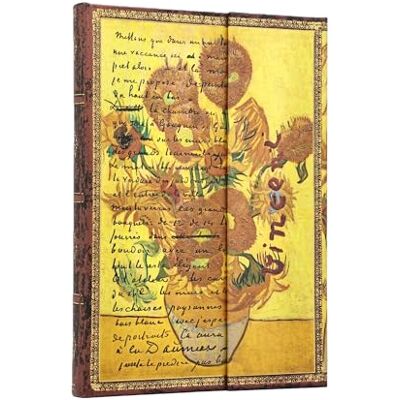Carnet rigide Paperblanks Van Gogh, Tournesols Midi Non ligné 144p. Publicité Carnet rigide Paperblanks Van Gogh, Tournesols Midi Non ligné 144p. Publicité