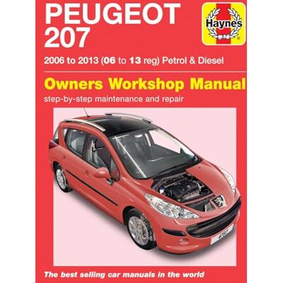 Haynes Peugeot 207 ('06 to '13) 06 to 09 - Publicité Haynes Peugeot 207 ('06 to '13) 06 to 09 - Publicité
