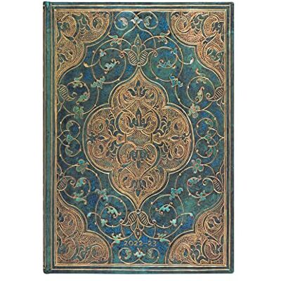Paperblanks Agendas 13 Mois 2022-2023 Chroniques Turquoises Horizontal Midi (130 × 180 mm) - Publicité Paperblanks Agendas 13 Mois 2022-2023 Chroniques Turquoises Horizontal Midi (130 × 180 mm) - Publicité