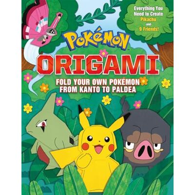 Scholastic Pokemon Origami: Fold Your Own Pokemon Kanto to Paldea - Publicité Scholastic Pokemon Origami: Fold Your Own Pokemon Kanto to Paldea - Publicité