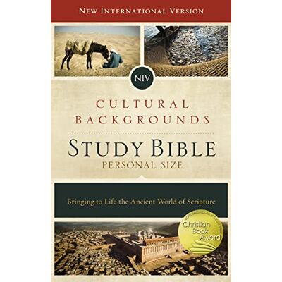 Zondervan NIV, Cultural Backgrounds Study Bible, Personal Size, Hardcover, Red Letter: Bringing to Life the Ancient World of Scripture - Publicité Zondervan NIV, Cultural Backgrounds Study Bible, Personal Size, Hardcover, Red Letter: Bringing to Life the Ancient World of Scripture - Publicité