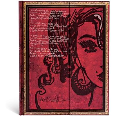 Paperblanks Carnet Ultra Série Les Manuscrits Estampés Modèle Amy Winehouse, Tears Dry - Publicité Paperblanks Carnet Ultra Série Les Manuscrits Estampés Modèle Amy Winehouse, Tears Dry - Publicité