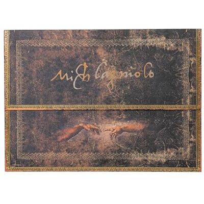 Chemise porte-documents Paperblanks Michel-Ange, Manuscrit - Publicité Chemise porte-documents Paperblanks Michel-Ange, Manuscrit - Publicité
