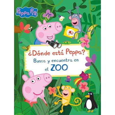 Hasbro Peppa Pig. Libro juguete ¿Dónde está Peppa? Busca y encuentra en el zoo: Busca y encuentra - Publicité Hasbro Peppa Pig. Libro juguete ¿Dónde está Peppa? Busca y encuentra en el zoo: Busca y encuentra - Publicité